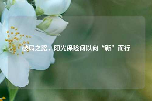 破局之路，阳光保险何以向“新”而行  第1张