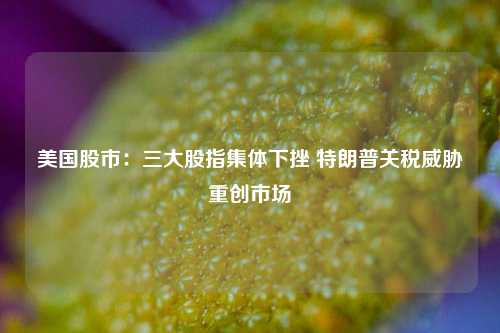 美国股市：三大股指集体下挫 特朗普关税威胁重创市场  第1张